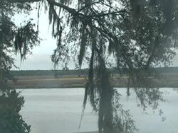 two canoes Stock Footage