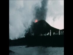 SYND 09/02/73 HEIMAEY ISLAND VOLCANIC ACTIVITY Instructional Video