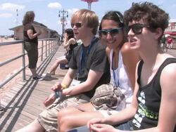 Micachu and the Shapes Interview (Clip 5) Stock Footage