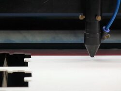 HD: Industrial Laser cutting Stock Footage