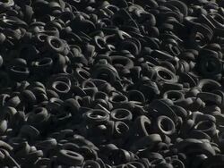 MS PAN Wheel with undercut mountain / Mexico Stock Footage