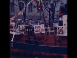 SYND 14 6 77 BRITISH FISHERMAN CAMPAIGN FOR 50 MILE LIMIT News Clip