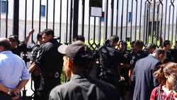 Protest in support of woman accused of indecency after alleged rape by police News Clip