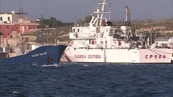 Mediterranean Sea & Italian Coastguard Patrol News Clip