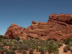 Skyline Arch -- Arches National Park Stock Footage