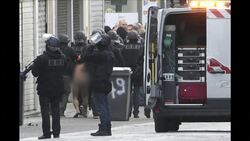 CLEAN : Naked man arrested by police after Saint Denis raid News Clip
