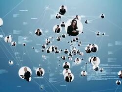 Business Network Stock Footage