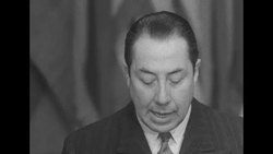 Chilean delegate speaks at the Inter-American Conference on the Problems of War and Peace in Mexico City News Clip