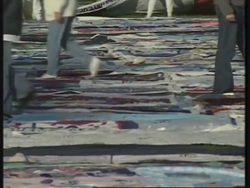 USA: WASHINGTON: NATIONAL AIDS MEMORIAL QUILT OPENED News Clip