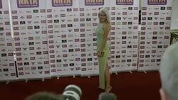 CAPSULE - Sue Perkins, Bobby Davao, Chloe Khan, Zara Holland at National Reality TV Awards Stock Footage