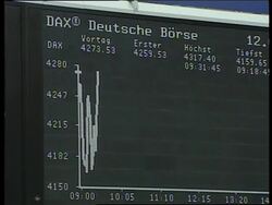Frankfurt DAX reax to US plane crash News Clip