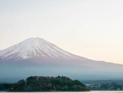 HD Time-lapse: Sunset Fujisan Landscape Stock Footage