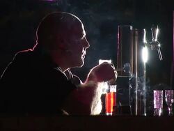 HD: Man Smoking Stock Footage