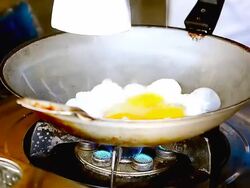 Thai omelet Stock Footage