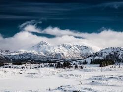 TIME LAPSE: Winter Landscape Stock Footage