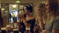 Female Friends at a Pub Stock Footage
