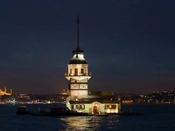 HD: Maiden Tower, Istanbul, TURKEY Stock Footage