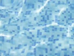 POV, MS, Feet in swimming pool Stock Footage