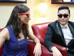 Interview: PSY discusses pronunciation of Gangnam Stock Footage