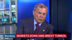 WPP's Sorrell: Our Brexit Impact 'Ironically Positive' News Clip