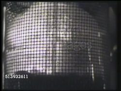 1952: PHARMACEUTICAL PLANT: MS Growing chamber filling w/ culture solution liquid. MCU Gas torch blowing over connecting pipe (sterilizing). MS Liquid continues filling in tank. Instructional Video