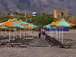 Plakias To Frangokastello Stock Footage