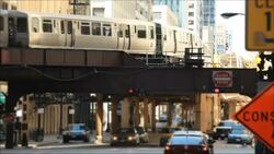 chicago commuting Stock Footage