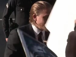 Charlie Hunnam greets fans at Pacific Rim Premiere Stock Footage