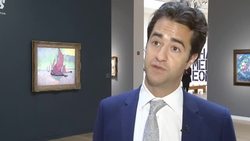 Both Sotheby's and Christie's hold their press previews for their big spring art auctions News Clip
