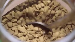 Making instant coffee Stock Footage