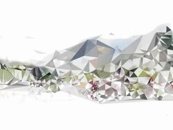 village in the mountains : mixed media (TRANSITION) Stock Footage