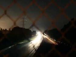 Interstate 5 Time Lapse Stock Footage
