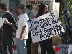 Occupy Protests at Zuccotti Park, New York News Clip