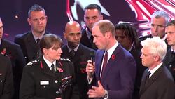 Prince William presents award to Grenfell Tower firefighters News Clip