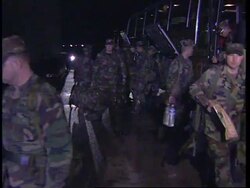 ITALY: US TROOPS LEAVE FOR POSSIBLE MISSION TO ZAIRE UPDATE (1) News Clip
