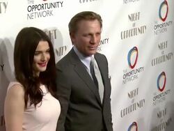 Rachel Weisz and Daniel Craig - The Opportunity Networks 7th Annual Night Of Opportunity Stock Footage