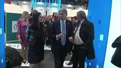 UK Chancellor Philip Hammond Touring Future Decoded Conference News Clip