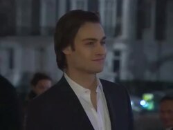 Douglas Booth at David Bowie Is... Exhibition VIP Private Viewing at Victoria & Albert Museum on March 20, 2013 in London, England. Stock Footage