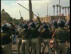 Egypt/Cairo - Students Protest, Gaza - 400 Palestinians Freed, Hamas Rally, Occupied Territories - Hebron Aftermath News Clip