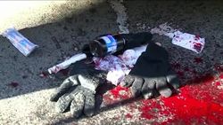 VOICED : Ucrania once muertos en choques News Clip