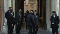 Monti meets unions in ongoing talks about govt, leaves meeting with Napolitano News Clip
