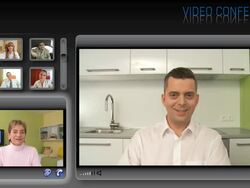 HD MONTAGE: Video Conference Stock Footage