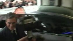 CLEAN : France: Fillon arrives at party's HQ for a meeting amid scandal News Clip