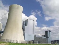 HD Coal Power Plant Stock Footage