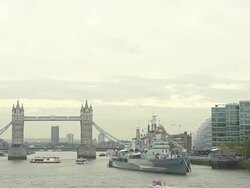 HD: Tower Bridge At Day Stock Footage