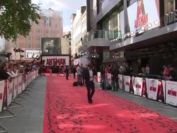 ATMOSPHERE - at Ant Man European Premiere on 8th July 2015 in London, England. Stock Footage