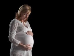 HD: Portrait Of A Happy Pregnant Woman Stock Footage