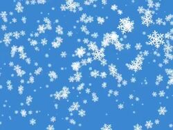 Snow #2 blue Stock Footage