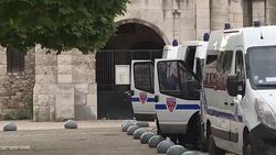 CLEAN : Church closed, security tight in French attack town News Clip
