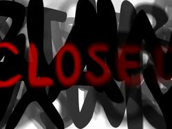 CLOSED : series "assemble your message" (LOOP) Stock Footage